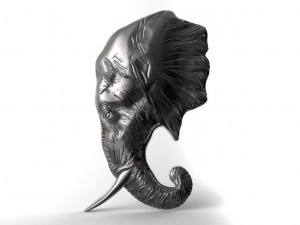 elephant pendant Modelo de Impressão 3D