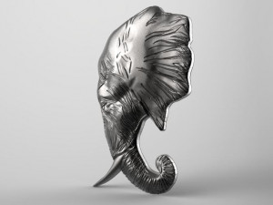 elephant pendant Modelo de Impressão 3D