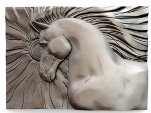 horse cnc Model do druku 3D