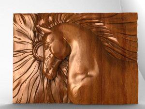 horse cnc Modello di stampa 3D