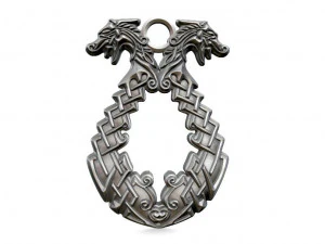 バイキングドラゴンペンダント 3Dプリントモデル