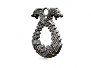 viking dragons pendant 3D 打印模型