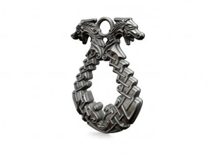 viking dragons pendant 3D Print Model