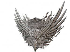 harley-davidson cnc 3Dプリントモデル
