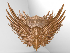 harley-davidson cnc 3Dプリントモデル