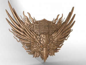 harley-davidson cnc 3Dプリントモデル