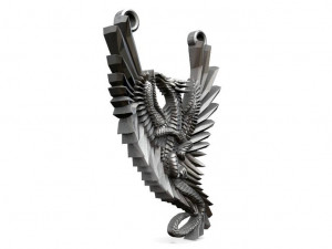 dragon pendant 2 Model do druku 3D