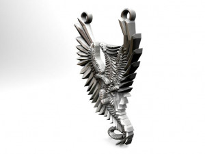dragon pendant 2 Model do druku 3D