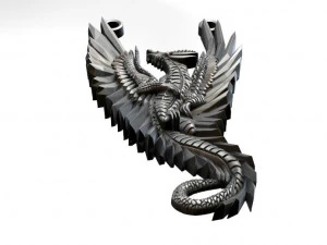 dragon pendant 2 3D Print Model