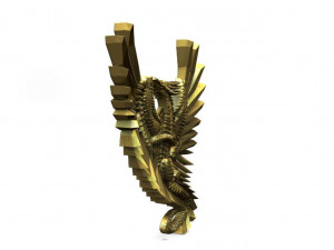 dragon pendant 2 Model do druku 3D