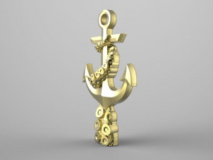 tentacle anchor pendant Model Cetak 3D