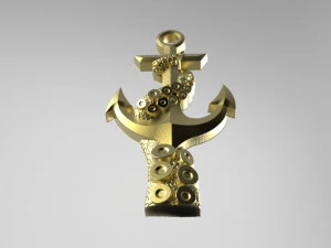 tentacle anchor pendant 3D Print Model
