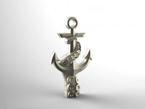 tentacle anchor pendant Model Cetak 3D