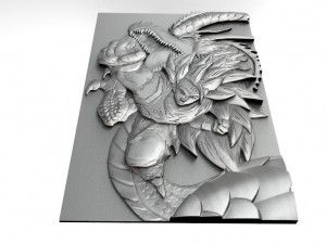 goku cnc 3 3D Принт Модель
