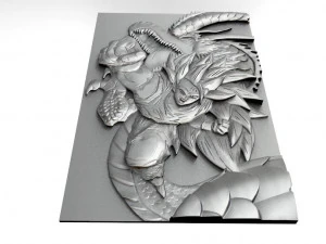goku cnc 3 3D Print Model