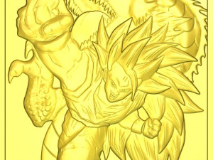 goku cnc 3 3D Принт Модель