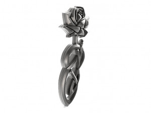 celtic rose pendant Modello di stampa 3D