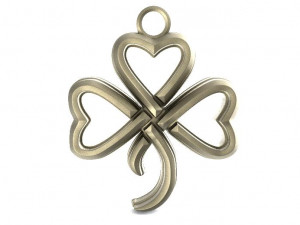 celtic clover pendant 3Dプリントモデル