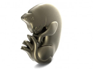 cat pendant 3D-printmodel