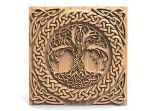 celtic tree of life cnc 3 Modelo de Impressão 3D