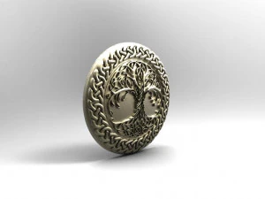 celtic tree of life pendant 3D Print Model