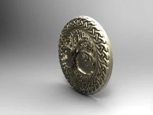 celtic tree of life pendant 3D Print Model