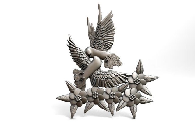 birds cnc Model do druku 3D .c4d .max .obj .3ds .fbx .stl .blend 