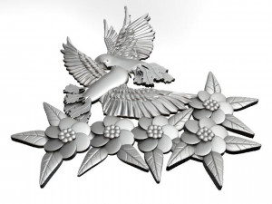 birds cnc Model do druku 3D