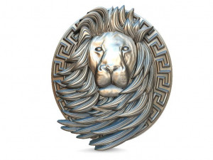 lion pendant 6 3D Принт Модель