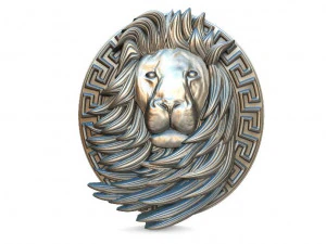 lion pendant 6 3D Print Model