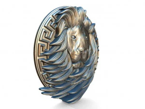 lion pendant 6 3D Print Model