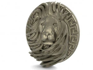 lion pendant 6 3D Print Model