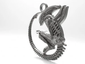 alien pendant 3D Print Model