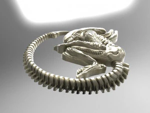 alien pendant 3D Print Model