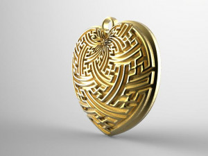 heart pendant 3D 打印模型