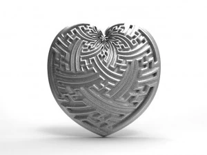 heart pendant 3D Print Model