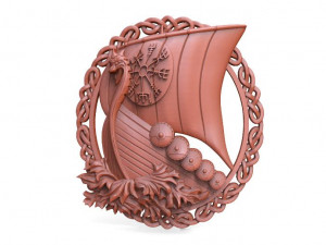 viking ship 3 cnc 3D Print Model
