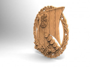 viking ship 3 cnc 3D 打印模型