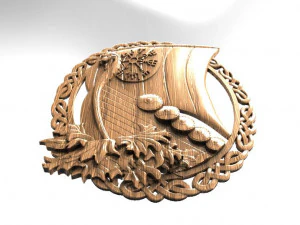 viking ship 3 cnc 3D Print Model