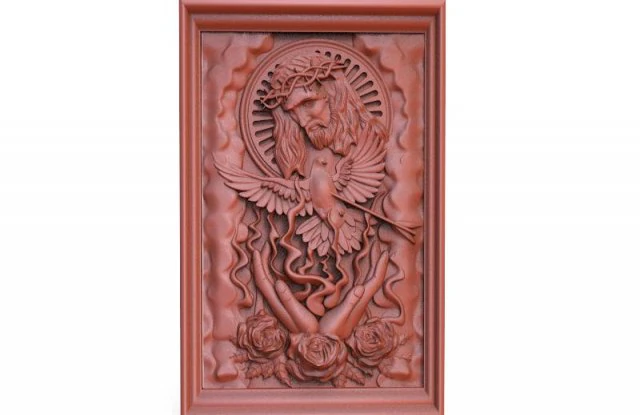 jesus christ cnc 2 3D Print Model .c4d .max .obj .3ds .fbx .stl .blend 