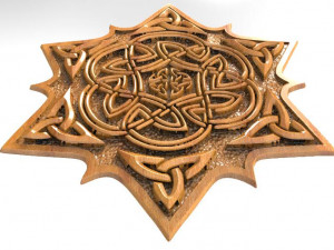 celtic sun cnc 2 3D 프린트 모델