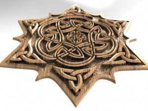 celtic sun cnc 2 3D 프린트 모델