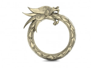 viking dragon pendant 6 Modelo de Impressão 3D