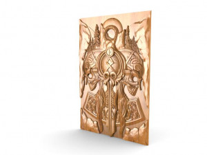 viking skull cnc 3D-printmodel