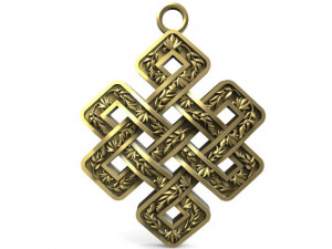 celtic knot pendant 3Dプリントモデル