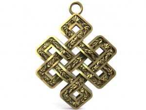 celtic knot pendant 3D Print Model
