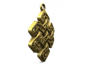 celtic knot pendant 3D Принт Модель