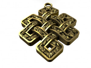 celtic knot pendant 3D Принт Модель