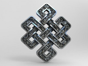 celtic knot pendant 3D Принт Модель