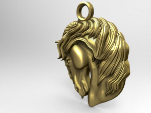 horse 3 pendant Model do druku 3D